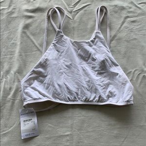 Frankies Bikinis White Bikini Top